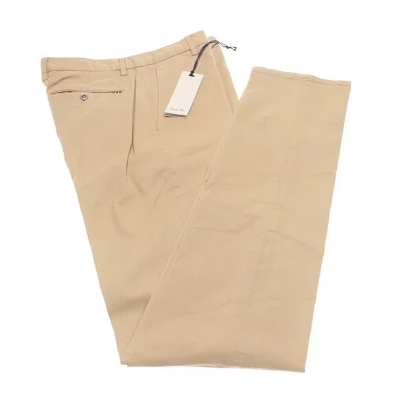 Zanella NWT Chinos / Casual Pants Size 32 US Noah In Solid Beige Cotton Blend